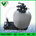 Factory 2014 Excellent Fiberglass house use sand filter for portable swimming pool
